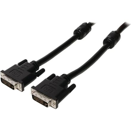 3m DVI-I-Kabel, Schwarz [24+5-poliger Stecker -> 24+5-poliger Stecker]