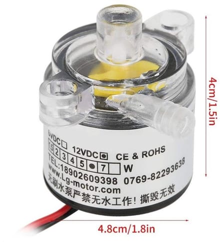 Store_7 - Onderdompelbare Waterpomp - 12V DC - Brushless micro pomp - Compact