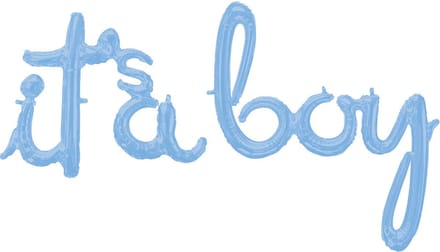 Amscan Ballon It's A Boy 68-73 Cm Folie Blauw