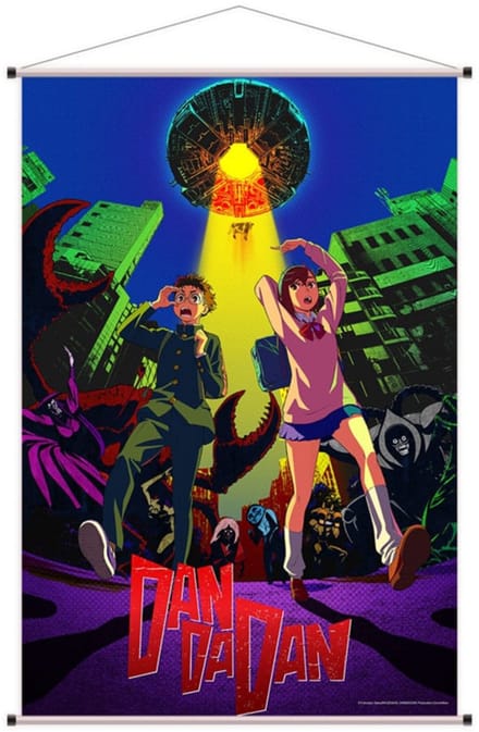Sakami Merchandise Dandadan Wallscroll Okarun & Momo 60 x 90 cm Poster & Wallscrolls