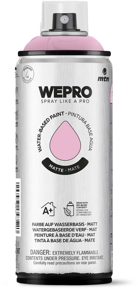 Spuitbus Roze Sakaura Mat MTN WEPRO WATER-BASED PAINT 400ML