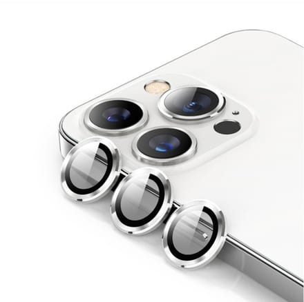 Solidenz Camera Lens Protector - Geschikt voor Apple iPhone 13 Pro / 13 Pro Max - Zilver