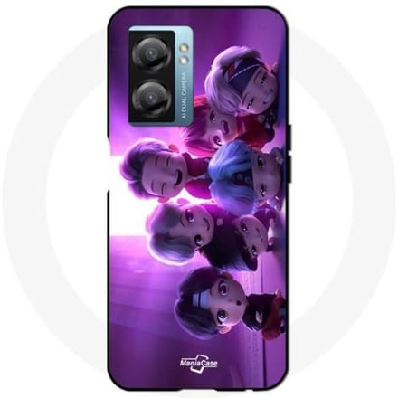 Coque Oppo A77 5G bts groupe animation kpop