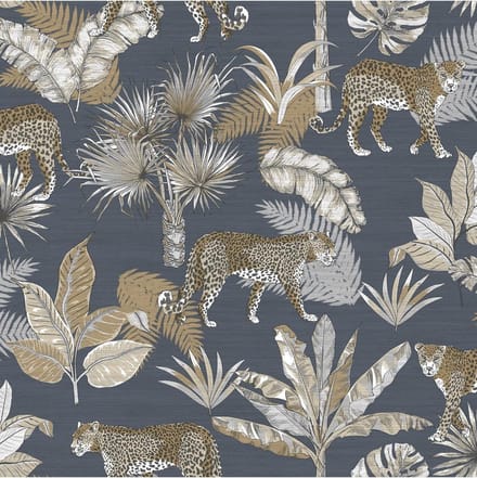 DUTCH-WALLCOVERINGS-Behang-Leopard-zwart-en-beige