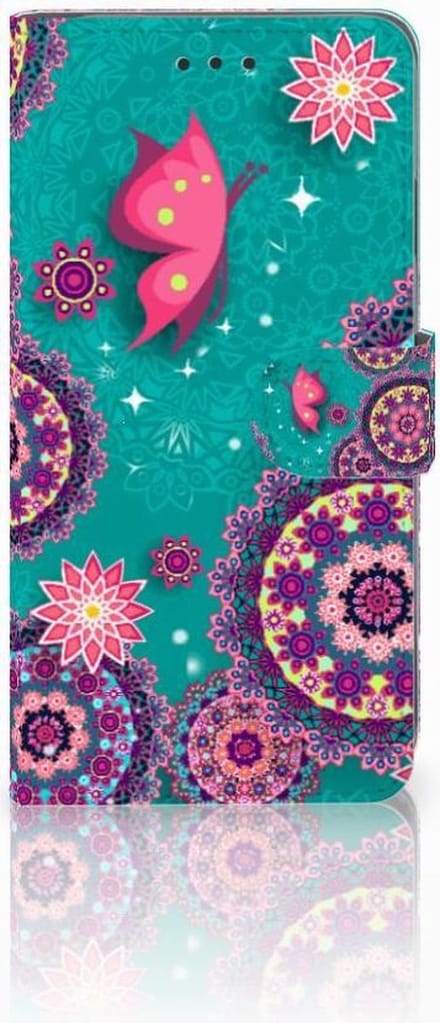 Apple iPhone Xs Max Hoesje Cirkels en Vlinders