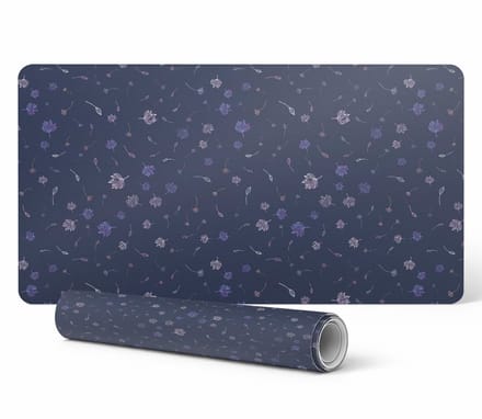 Tafelonderlegger met een trendy bloemenprint (120x60 cm)