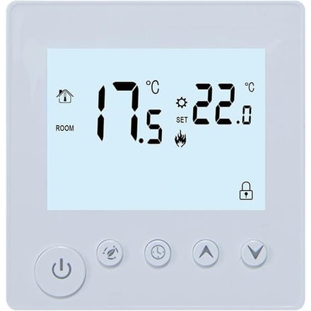 Temperatuurregelaar LCD-achtergrondverlichting Weektijd Binnentemperatuurweergave Doel K1RH3A