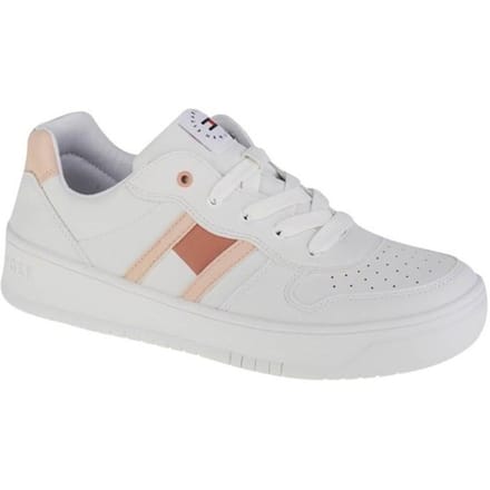 Tommy Hilfiger Low Cut Lace-Up Sneaker, voor meisje, Wit, Sneakers, maat: 40