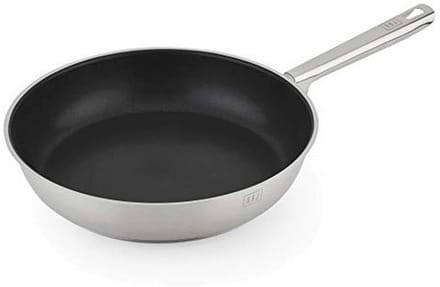 Premium Koekenpan van Roestvrij Staal met Teflon - 26 cm