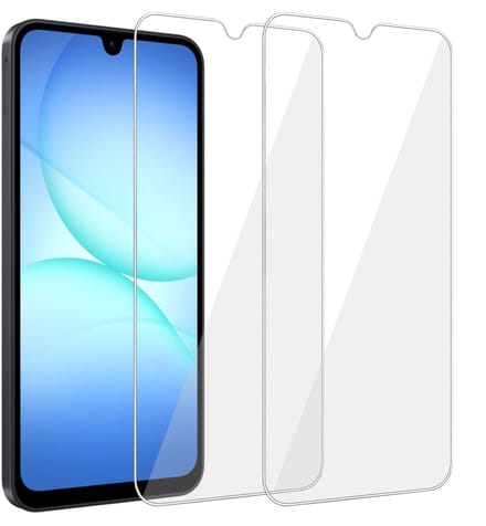 Screenprotector geschikt voor Samsung Galaxy A17 - Volledige Dekking - Gehard Glas - 2 Stuks