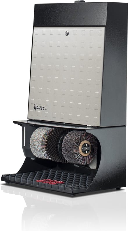 Heute Ronda 30 - Schoenpoetsmachine - Embossed V2A - Steel - Black