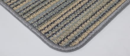 Wollen - Vloerkleed - Loper - Barbara - blauw - licht blauw - beige - 65x170cm