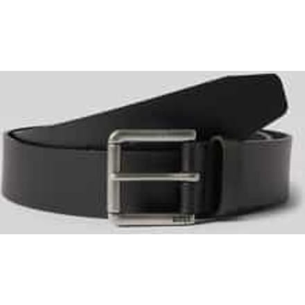 BOSS Leren Riem Joris Sz40 Leather Belt W105 Black Zwart