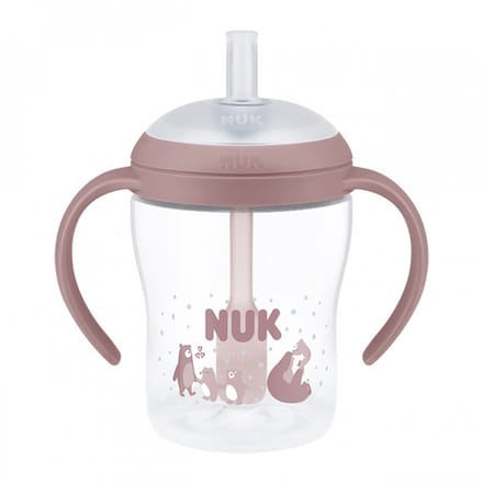 NUK Perfect Match oefenfles met rietje 150 ml - Drinkbeker