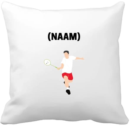 Akyol - badminton met eigen naam Kussen hoes - Badminton - badmintonner - sport - 40 bij 40 cm