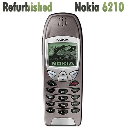 Gereviseerde Nokia Originele Nokia 6210 GSM 900 / 1800 Mobiele Telefoon Simple Set rood