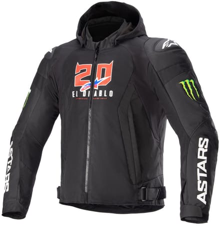 Alpinestars FQ20 Zaca Air Monster Jas Zwart Wit - Jas