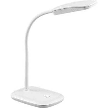 Ledbureaulamp Boa, met touchdimmer, in hoogte verstelbaar, wit