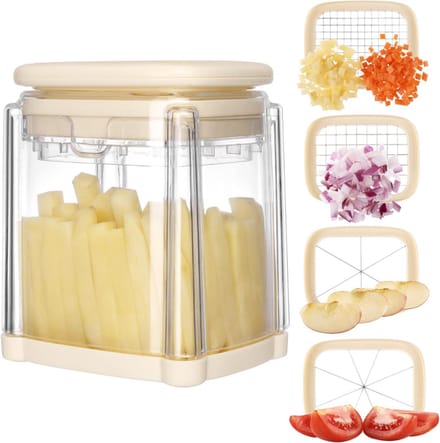 SCH® Appelsnijder - Appel Snijder - Beige - ‎16cm x 13cm x 10cm