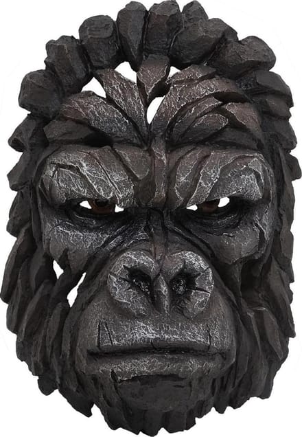 Gorilla hoofdtrofee 34 cm Deco schedel