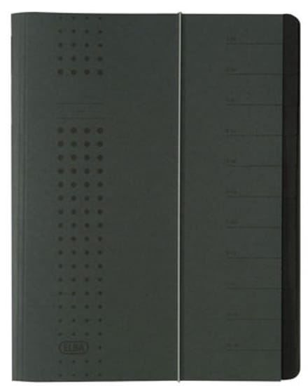 Elba Ordnungsmappe chic - Anthrazit - Karton - A4 (42496AZ NEU: 400001032)