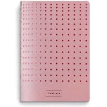 Tinne + mia notitieboekje a6 dotted - roze