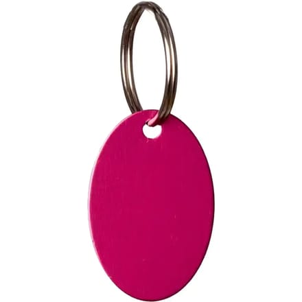 Grooming Deluxe - Naamplaatje ovaal size M 3,8 cm pink
