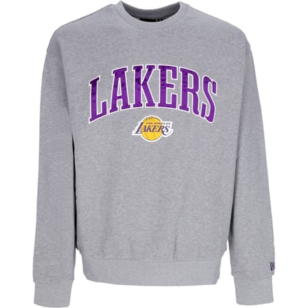Lichtgewicht herensweatshirt met ronde hals Nba Applique Crew Loslak Heather Grey/true Purple