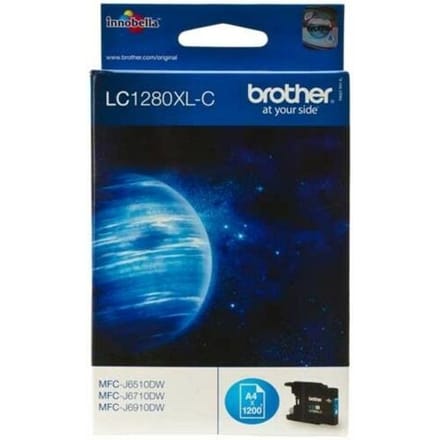 Brother Inktcartridge LC-1280XLC Cyaan Hoge capaciteit