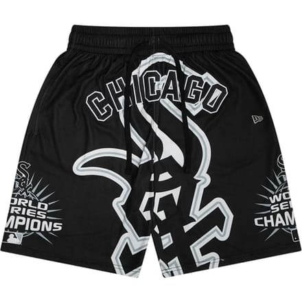 New Era MLB Chicago wit Sox Logos Korte Broek Zwart