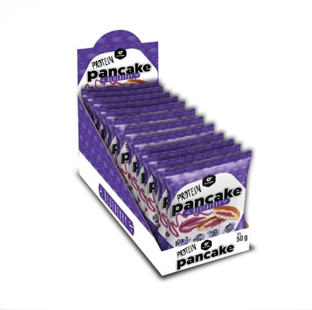 Go Fitness Protein Pancake (12x55g) Blueberry - Functionele voeding - Eiwit Snacks
