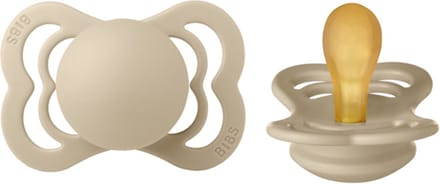 BIBS supreme speen | vanilla natuurrubber | T1 0-6 maanden