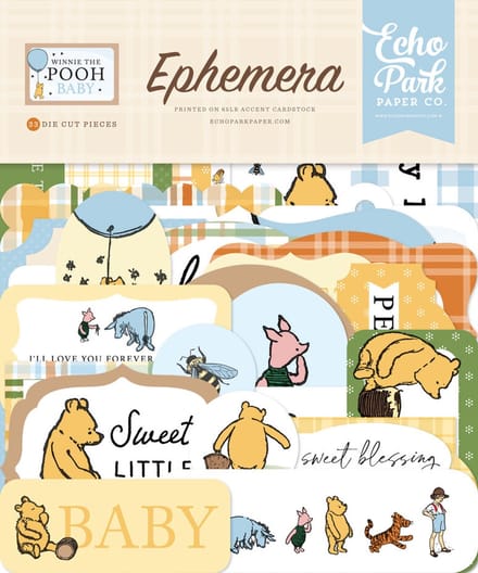 Echo Park - Winnie The Pooh Baby Ephemera (WPB442024)