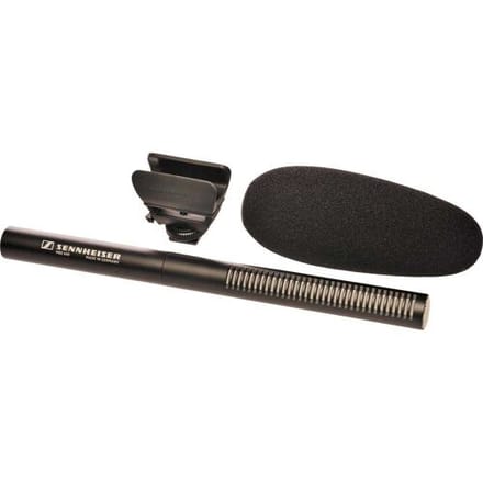 Cameramicrofoon Sennheiser MKE 600 Zendmethode:Kabelgebonden Incl. windkap, Flitsschoenmontage