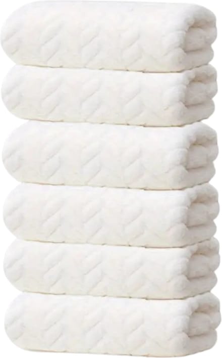 Nivard Handdoeken Set - Hotelkwaliteit - Handdoek - Towel - Wit - 6 Stuks