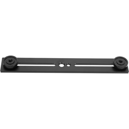 Support de flash portable à double tête pour trépied à vis 1/4 gray