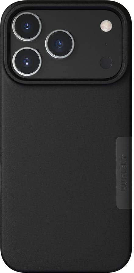 Nudient Thin Magsafe Case geschikt voor Apple iPhone 17 Pro Ink - Zwart
