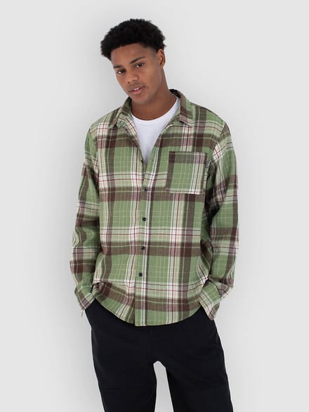 Hurley Axe Flannel Shirt groen