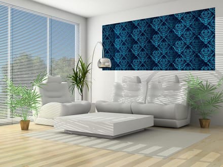 Floral Abstract Art Photo Wallcovering