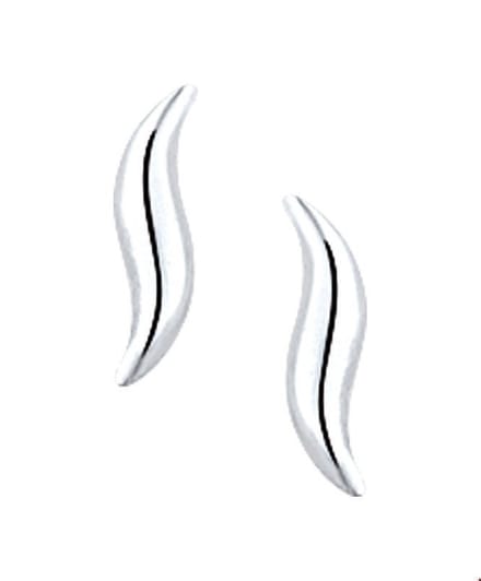 TFT Oorknoppen Zilver Glanzend 9.5 mm x 2.5 mm