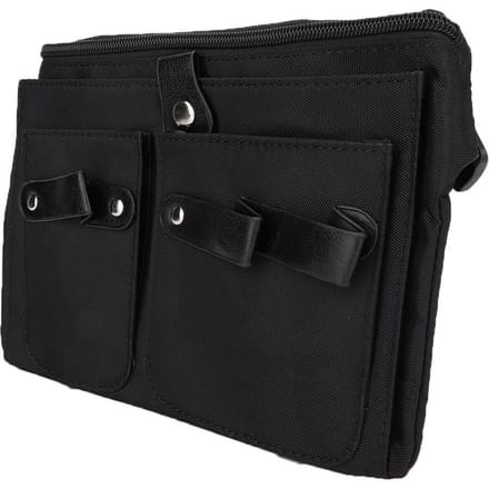 Sac de taille pour ciseaux de coiffure, étui pochette pour ciseaux de salon de coiffure black
