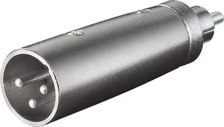 XLR (m) - RCA (m) adapter