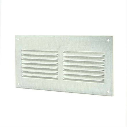 Metalen rechthoekige sleuf rooster 200x100 zink - MR2010ZN