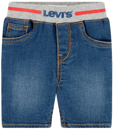 Levi´s ® Kids Pull On Rib Korte Jeans Blauw 3 Months Jongen