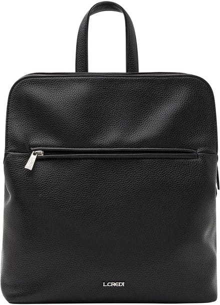 L.CREDI Rugzak Melanie Backpack Black Zwart