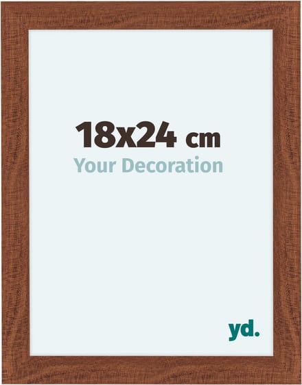 Your Decoration - Fotolijst 18x24 cm - MDF - Walnoot - Como