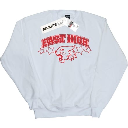 Disney Dames/Dames High School Musical The Musical Wildcat Stars Sweatshirt (Wit)