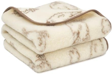 WOOOL Merino Dekentje - SHEEPY (95x135cm) 100% Wol - Wieg Ledikant