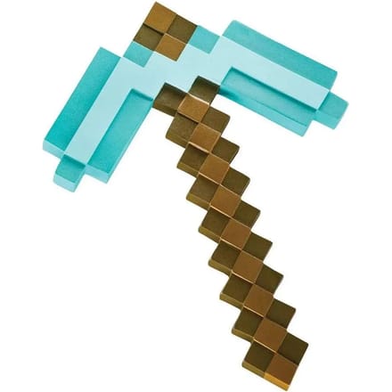 Decoratief object plastic replica diamant Disguise Minecraft Pickaxe
