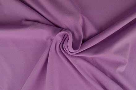 Katoen tricot stof - Lila - 10 meter